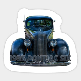 1935 Pontiac Six 4 Door Sedan Sticker